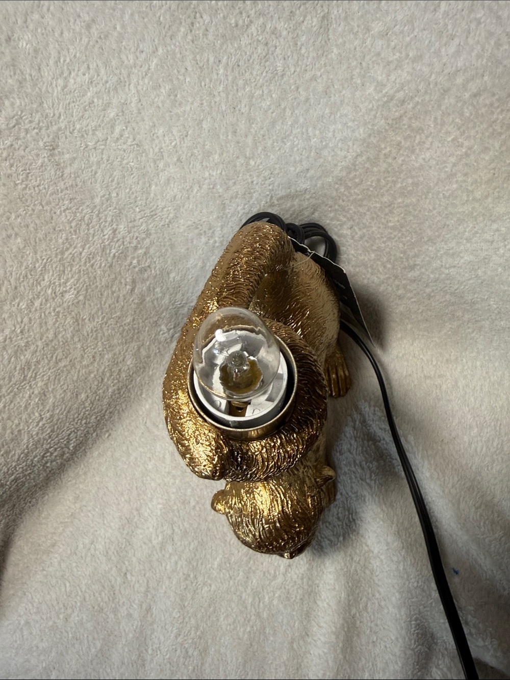 Ashland Gold Safari Tabletop Lamp - Picture 6 of 7